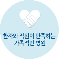 환자와 직원이 만족하는 가족적인 병원